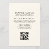 Alles in Einem Der Nächste Kapitel Beginnt QR-Code Einladung (Rückseite)