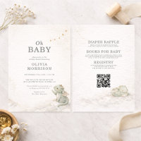 Alles in Einem Drachen-Geschichtenbuch-Baby-Shower