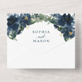 Alles in einem eleganten Einladungen der Royal Nav (Rückseite)