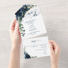 Alles in einem eleganten Einladungen der Royal Nav