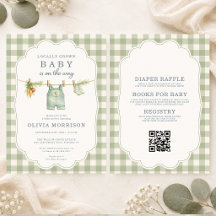 Alles in Einem Lokal Gewachsenem Gingham-Baby-Einl
