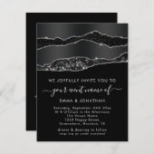 Alles in einem QR-Code Schwarzer Silver Glitzer Sp (Vorne/Hinten)