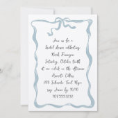 Alles in einem romantischen handgeschriebenen Brau Einladung (Vorderseite)