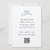 Alles in einem romantischen handgeschriebenen Brau Einladung (Rückseite)