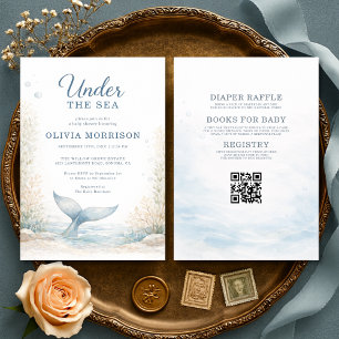 Alles in Einem Unter dem Meer Baby Shower Einladung