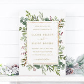 Alles in einer botanischen Weihnachtsfeier Einladung