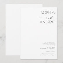 Alles in einer einfachen, modernen Kalligrafie-Hoc