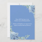 Alles in einer Einladung und RSVP-Karte (Rückseite)