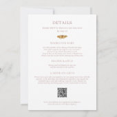 Alles in einer kleinen Liebe Bug Baby Dusche Einla Einladung (Rückseite)