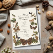 Alles in einer kleinen Liebe Bug Baby Dusche Einla Einladung