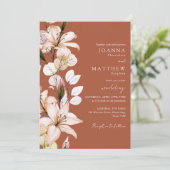 Alles in einer rustikalen Hochzeit im Herbst Einladung (Stehend Vorderseite)