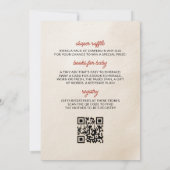 Alles in einer Slice Slice Slice Baby Pizza Baby D Einladung (Rückseite)