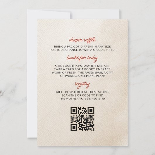 Alles in einer Slice Slice Slice Baby Pizza Baby D Einladung (Rückseite)