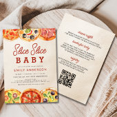 Alles in einer Slice Slice Slice Baby Pizza Baby D Einladung