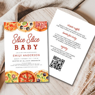 Alles in einer Slice Slice Slice Baby Pizza Baby D Einladung