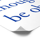 Alles in Frage Poster (Ecke)