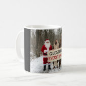 Alles in Frage stellen Kaffeetasse (Vorderseite Links)