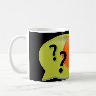 Alles-in-Frage-Stellen-Tasse Kaffeetasse
