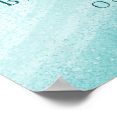 Alles in Meer ist Liebe Ocean Beach Aquamarines Br Poster (Ecke)