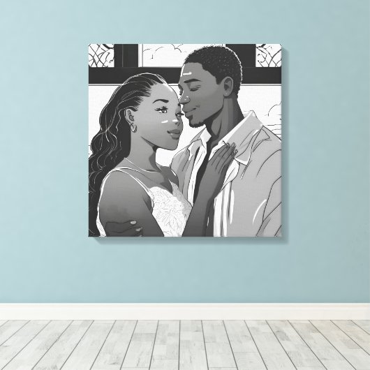 Alles in meinem Leben Leinwanddruck (Insitu (Holzboden))