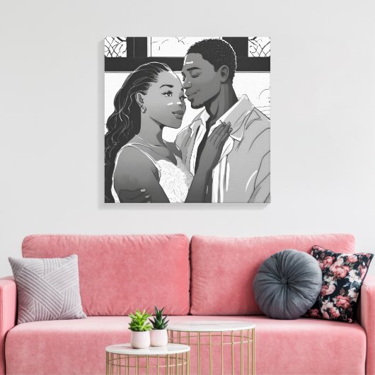 Alles in meinem Leben Leinwanddruck (Insitu (Wohnzimmer))