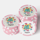 "Alles in" Personalisierter Graffiti-Stil Pokerchips (Stapel)