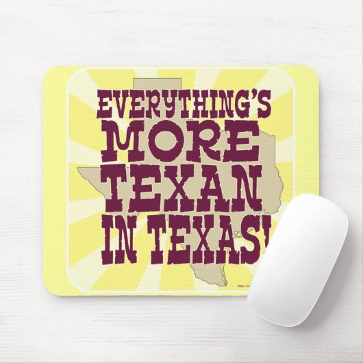 Alles in Texas! Mousepad (Mit Mouse)