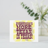 Alles in Texas! Postkarte (Stehend Vorderseite)