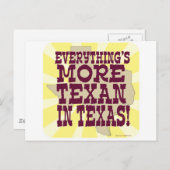 Alles in Texas! Postkarte (Vorne/Hinten)