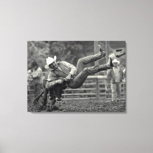 Alles indische Rodeo in Tygh Tal, Oregon. Clint Leinwanddruck