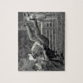 Alles indische Rodeo in Tygh Tal, Oregon. Clint Puzzle (Vertikal)