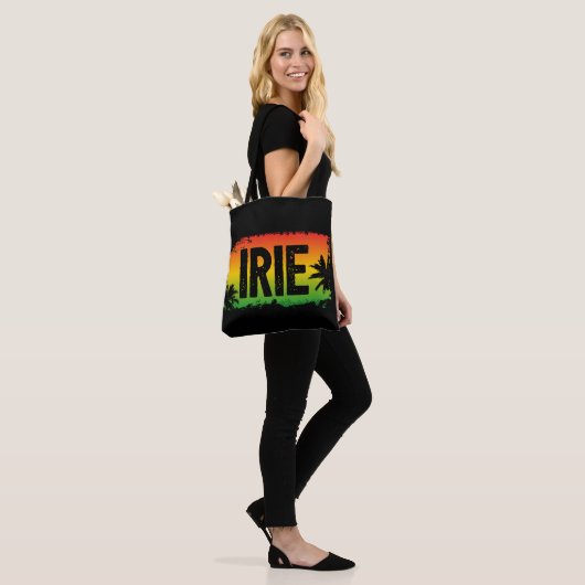Alles IRIE Jamaican Rasta Flag Sunset Palms Tasche (Am Model)
