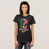 Alles Irie Reggae Themed Jamaikanisches T-Shirt (Vorne ganz)