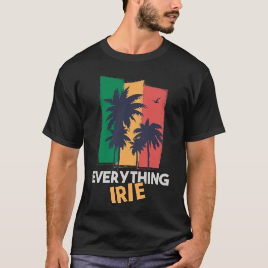 Alles Irie T-Shirt Reggae-Art Irie T-Shirt (Vorderseite)