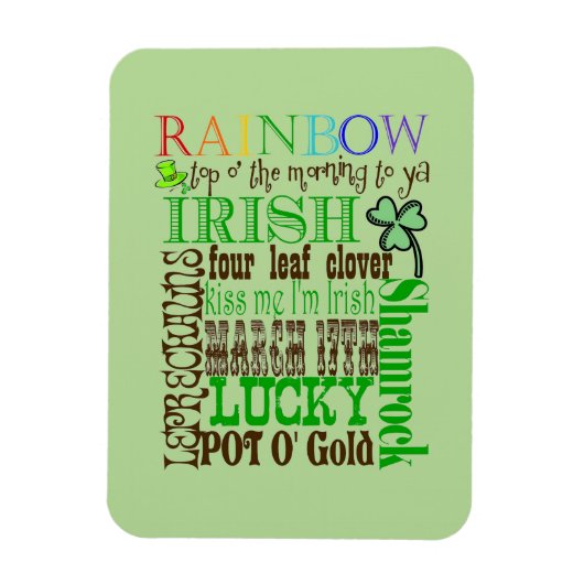 Alles Irisch Magnet (Vertikal)