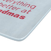 Alles ist an der Großmutter besser Schneidebrett (Ecke)