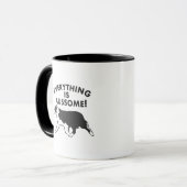 Alles ist ausnahmslos! Australischer Hirte Tasse (Vorderseite Links)