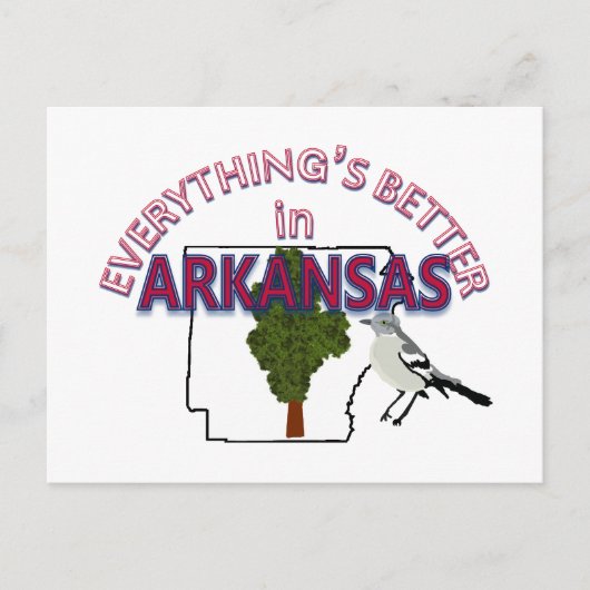 Alles ist besser in Arkansas Postkarte (Vorderseite)