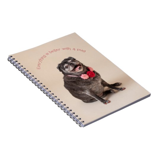 Alles ist besser mit einem Mops Notizblock (Rechte Seite)