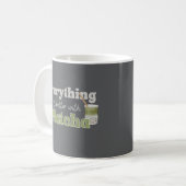 Alles ist besser mit Matcha Kaffeetasse (Vorderseite Links)