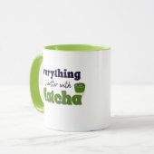 Alles ist besser mit Matcha Tasse (Vorderseite Links)