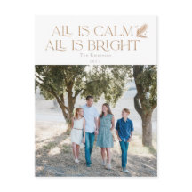 Alles ist Calm All ist ein helles Weihnachts-Foto