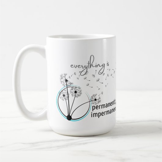 Alles ist dauerhaft unhaltbar kaffeetasse (Links)