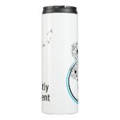 Alles ist dauerhaft unhaltbar thermosbecher (Rückseite)