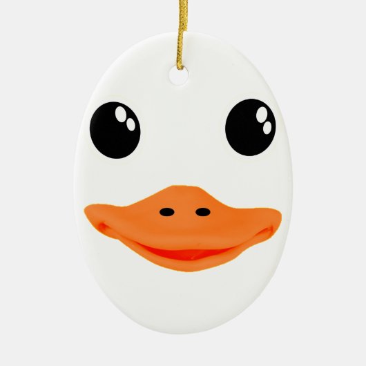 Alles ist Ducky Baby Duck Keramik Ornament (Vorne)