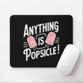 Alles ist ein beliebtes Cooles Sommereis-Muster Mousepad (Mit Mouse)