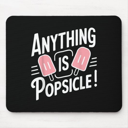 Alles ist ein beliebtes Cooles Sommereis-Muster Mousepad (Vorne)