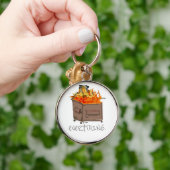 Alles ist ein Dummfeuer witzig Schlüsselanhänger (Hand)