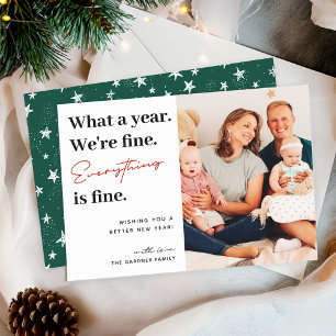 Alles ist ein gutes Foto für Familien Feiertagskarte