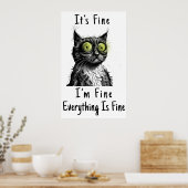 Alles ist ein schönes Poster (Küche)